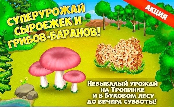 Играть в Моём Мире: https://my.mail.ru/apps/719783
Играть на ПК с Windows: https://vigrgames.com/gribniki_win/ 
Играть на Андроид: https://play.google.com/store/apps/details?id=air.ru.vigr.mushroomers2 
Играть на iOS: https://itunes.apple.com/app/gribniki-i-klany/id962750205?l=ru&ls=1&mt=8